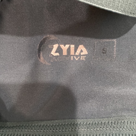 ZYIA Teal Leopard Bomber Bra - Picture 3 of 4